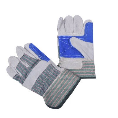 High Quality Industrial Mechanic Split Leather Safety Work Hand Gloves